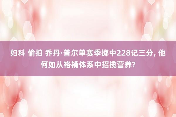 妇科 偷拍 乔丹·普尔单赛季掷中228记三分, 他何如从袼褙体系中招揽营养?